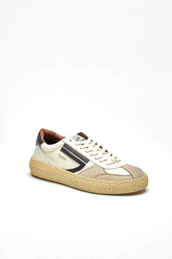 Sneaker in ecopelle 1.01 OSSO vintage bianco men Puraai