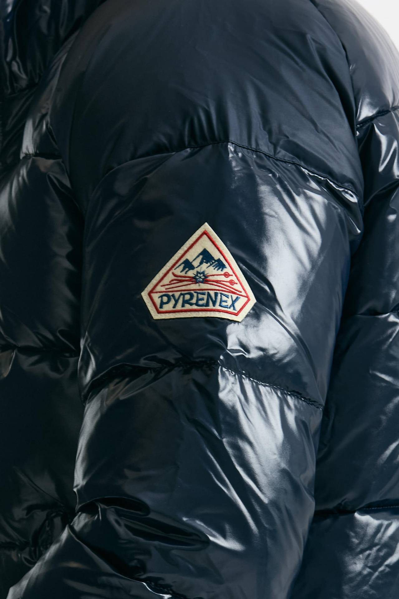 Piumino laccato blu men Pyrenex - 7