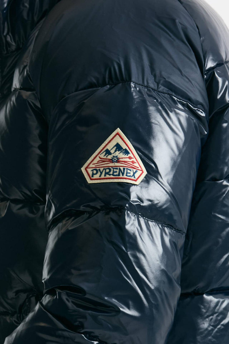 Piumino laccato blu men Pyrenex - 7