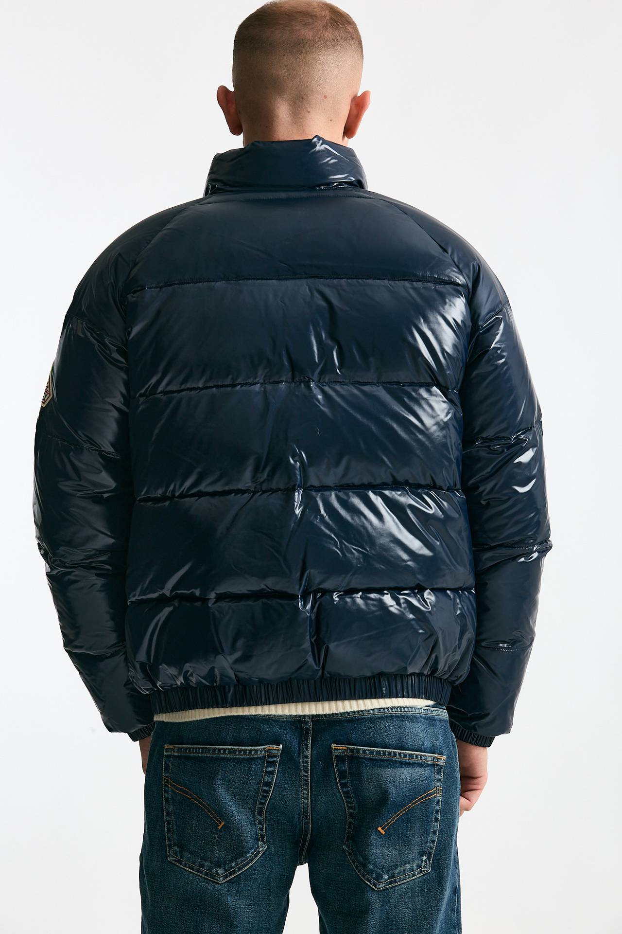 Piumino laccato blu men Pyrenex - 3