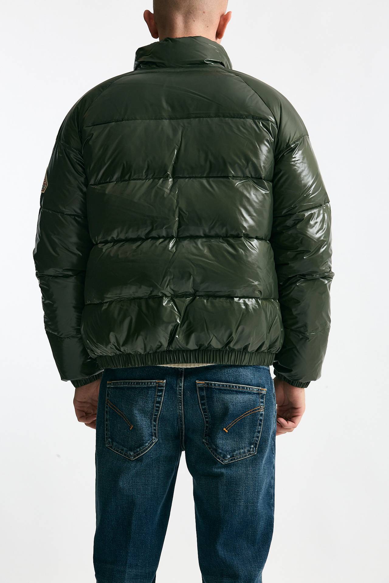 Piumino laccato verde militare men Pyrenex - 4