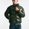 Piumino laccato verde militare men Pyrenex - 8