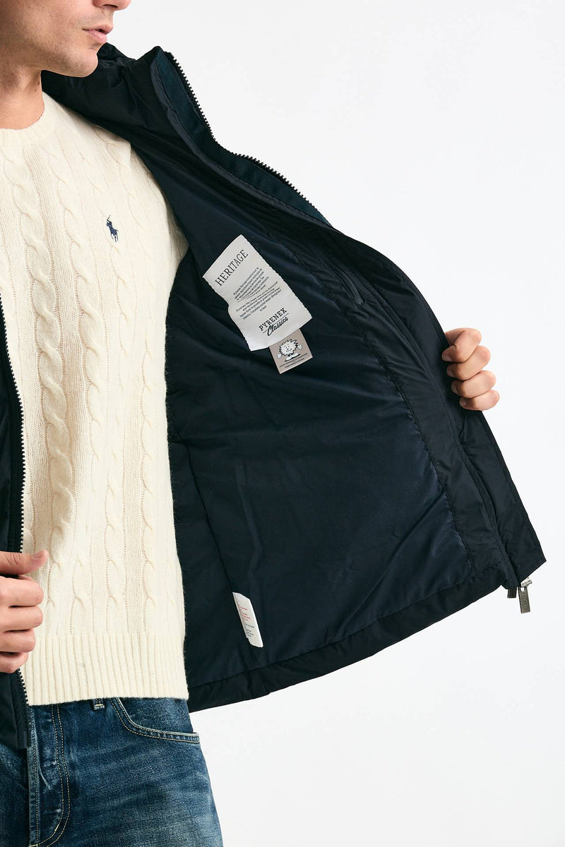 Piumino cappuccio blu men Pyrenex - 5