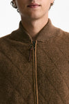 Bomber in lana e baby camel bruciato men Rakki - 5