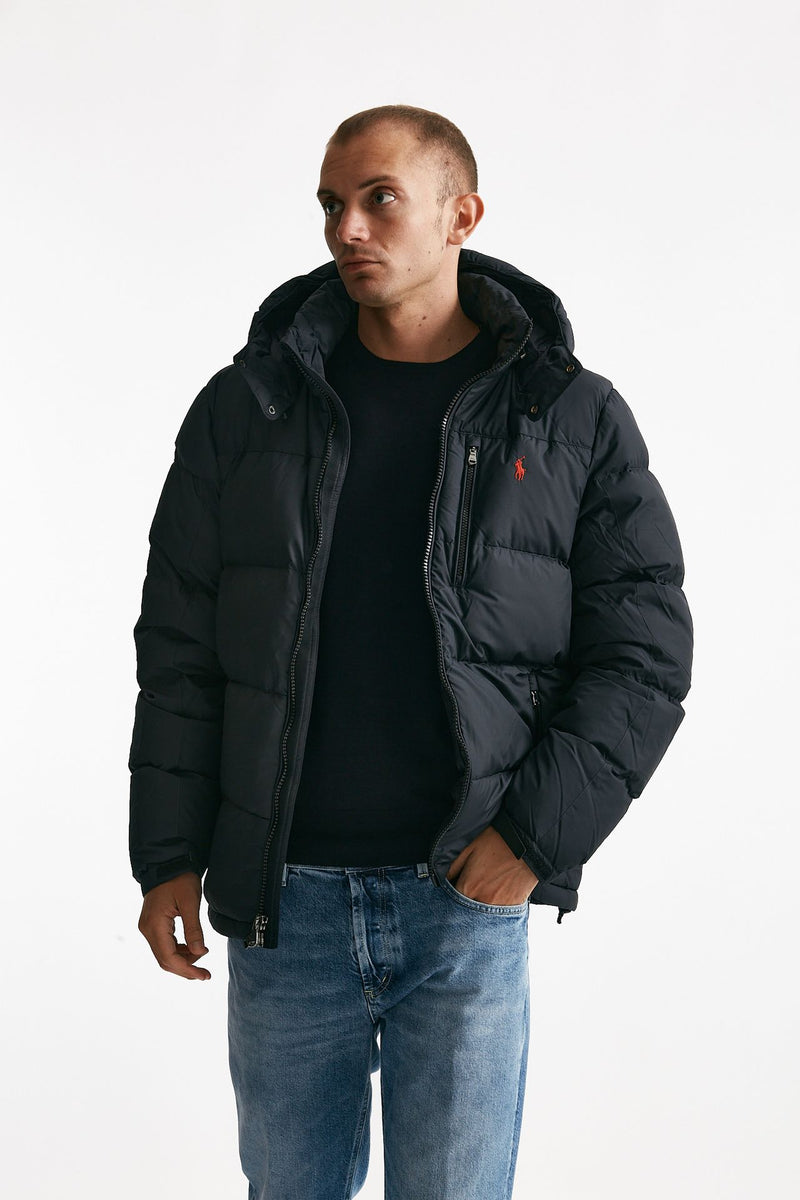 piumino in nylon nero men Polo ralph lauren - 1