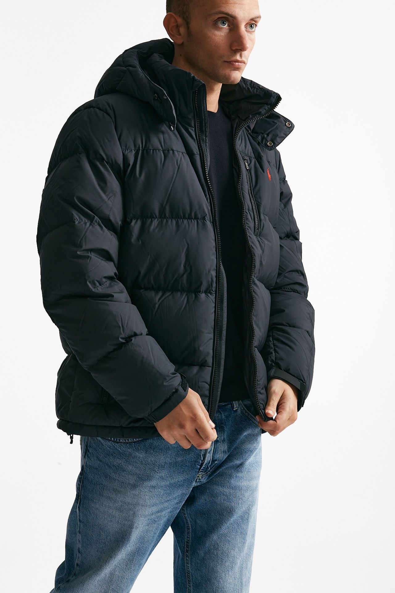 piumino in nylon nero men Polo ralph lauren - 4