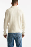 maglia mezza zip in lana e cotone bianco men Polo ralph lauren - 3