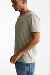 t-shirt custom slim-fit in cotone grigio men Polo ralph lauren - 2