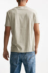 t-shirt custom slim-fit in cotone grigio men Polo ralph lauren - 3