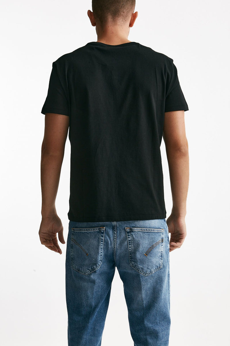 t-shirt custom slim-fit in cotone nero men Polo ralph lauren - 3