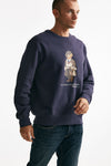 felpa girocollo in misto cotone blu men Polo ralph lauren - 4