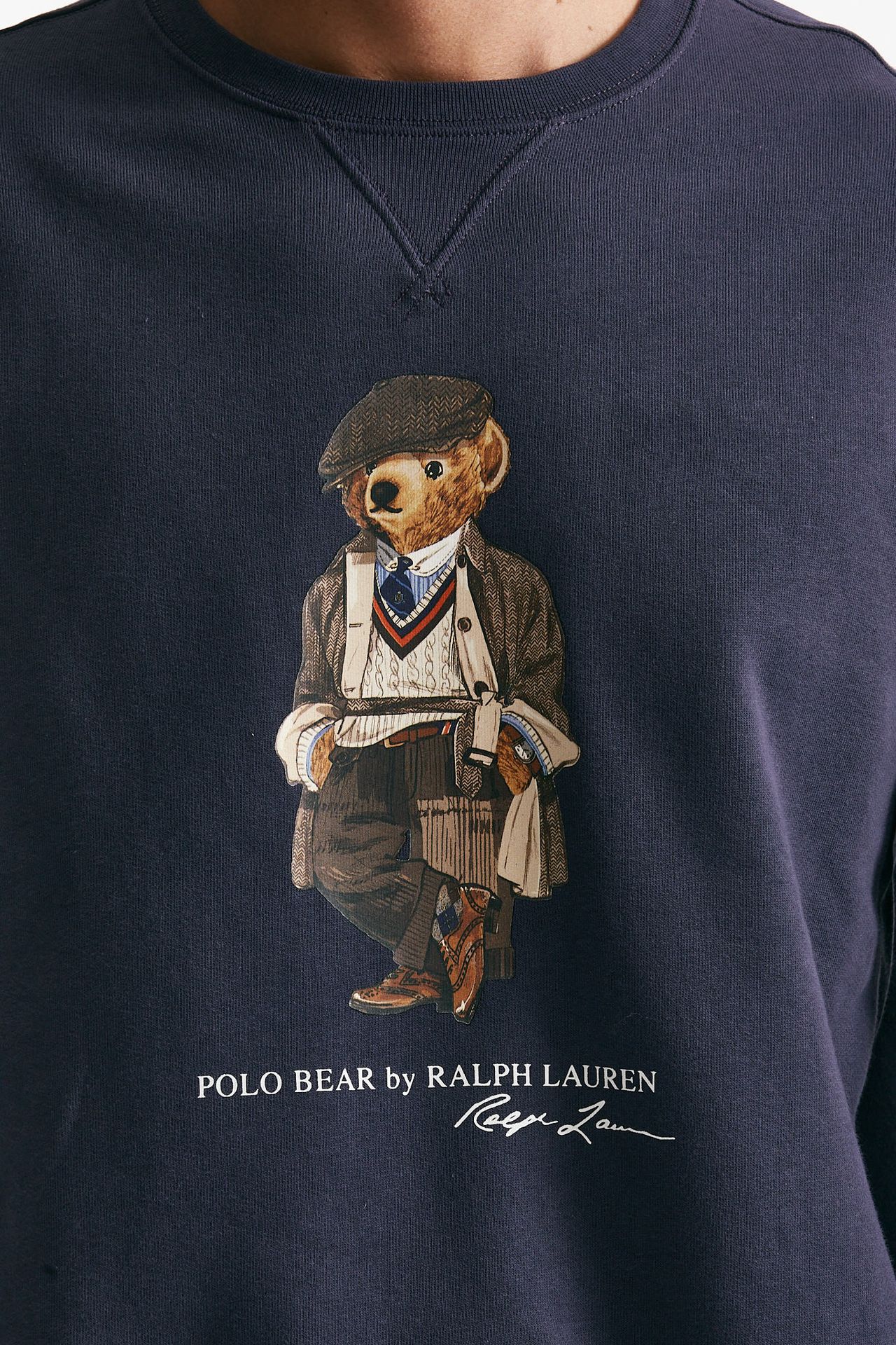felpa girocollo in misto cotone blu men Polo ralph lauren - 5