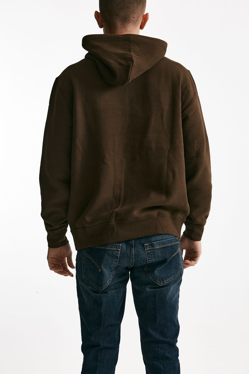 felpa con cappuccio in misto cotone marrone men Polo ralph lauren - 3