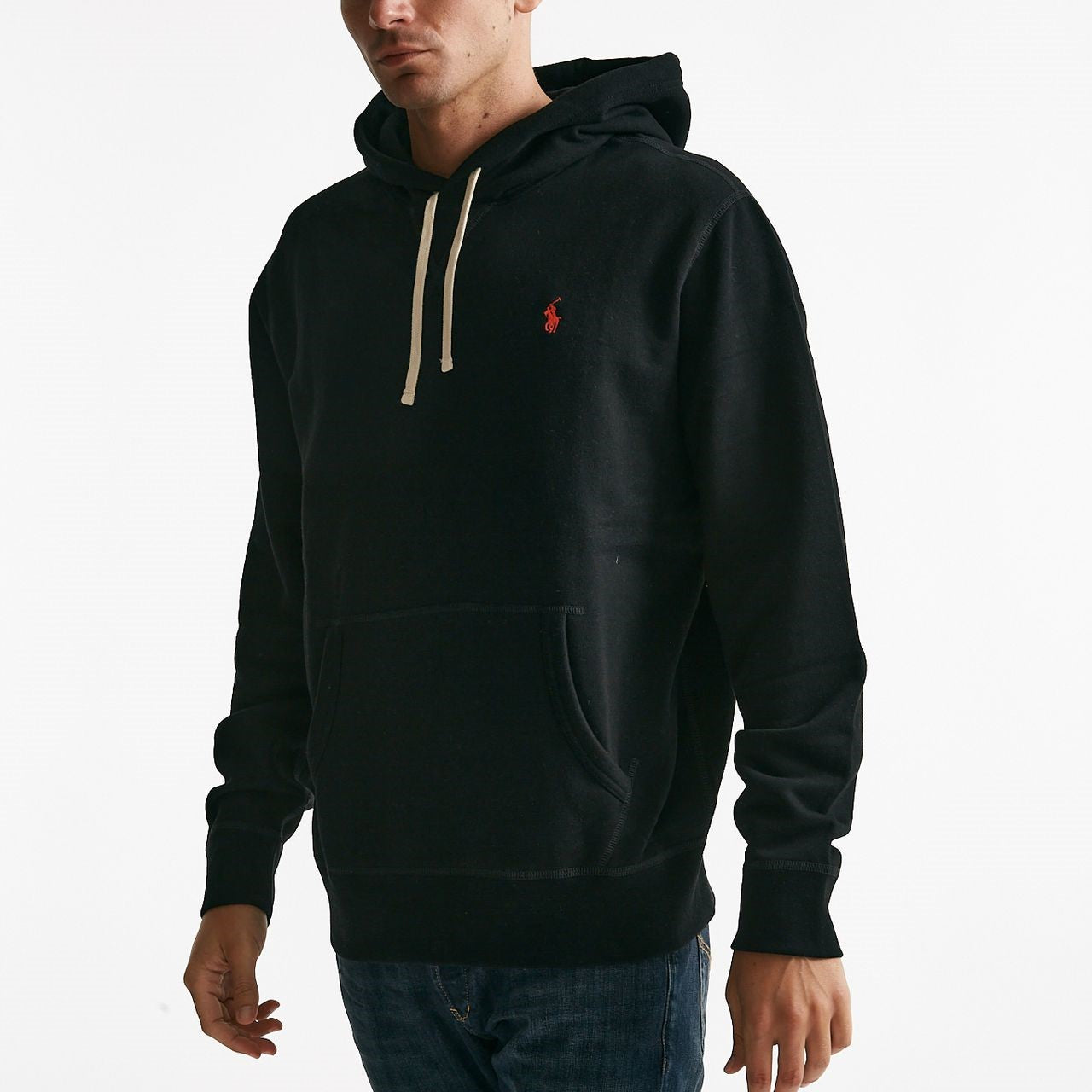 felpa con cappuccio in misto cotone nero men Polo ralph lauren - 7