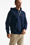 felpa con cappuccio in misto cotone blu men Polo ralph lauren - 4