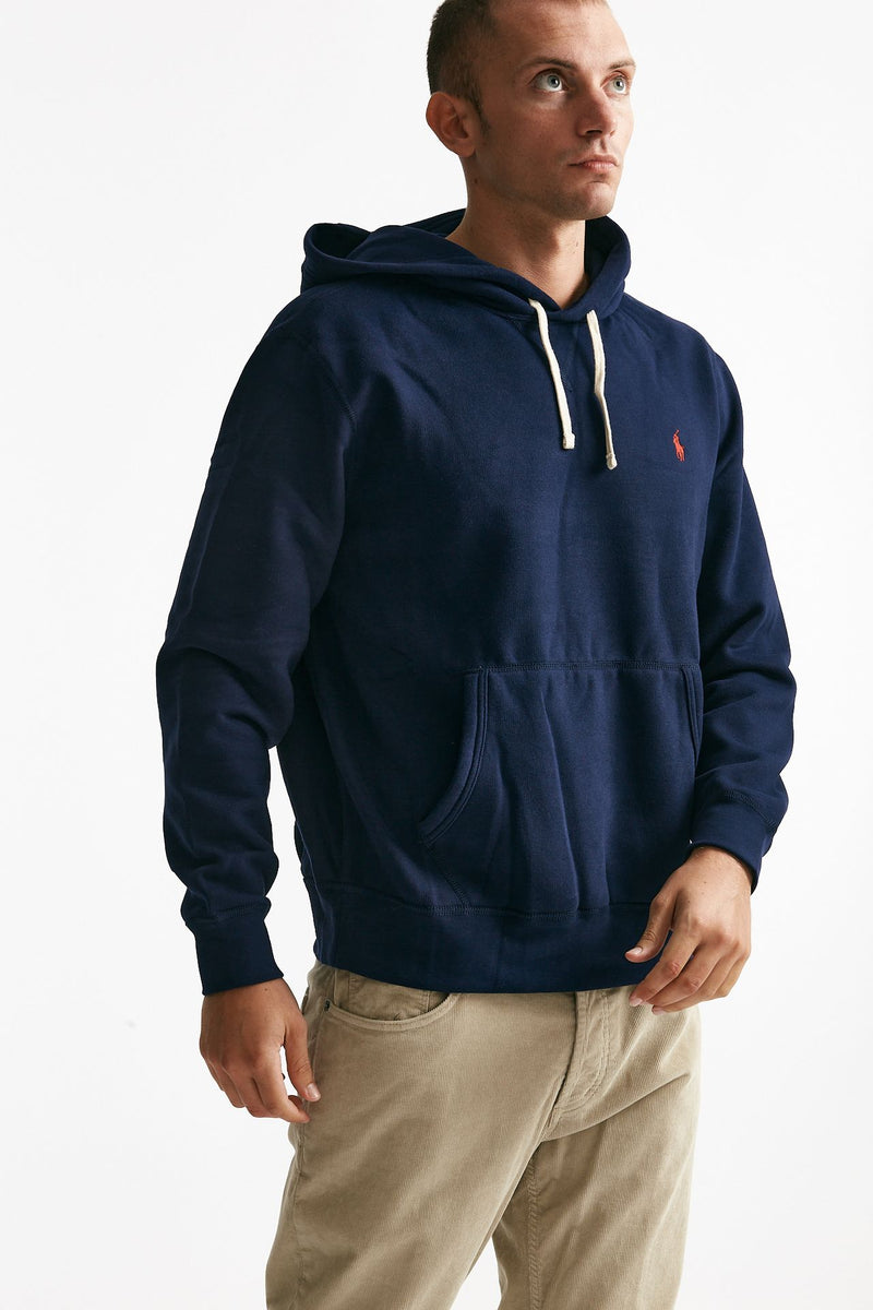 felpa con cappuccio in misto cotone blu men Polo ralph lauren - 4