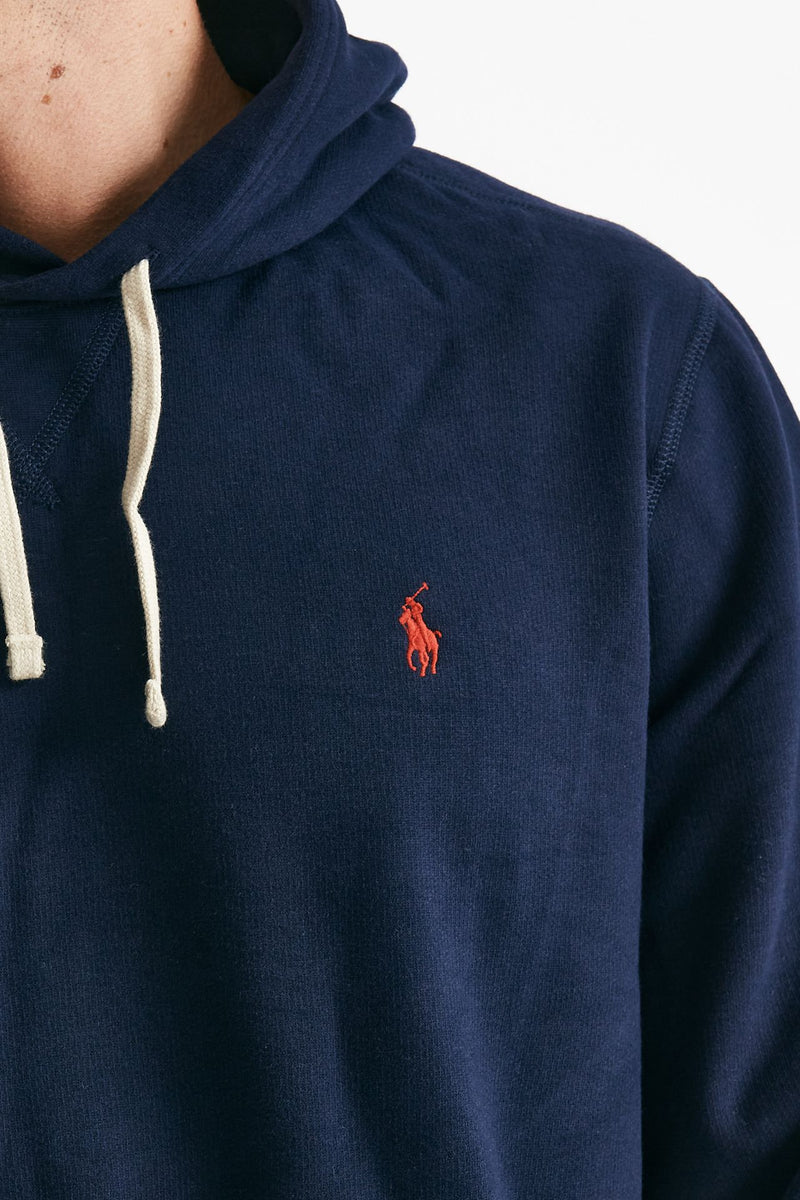 felpa con cappuccio in misto cotone blu men Polo ralph lauren - 5