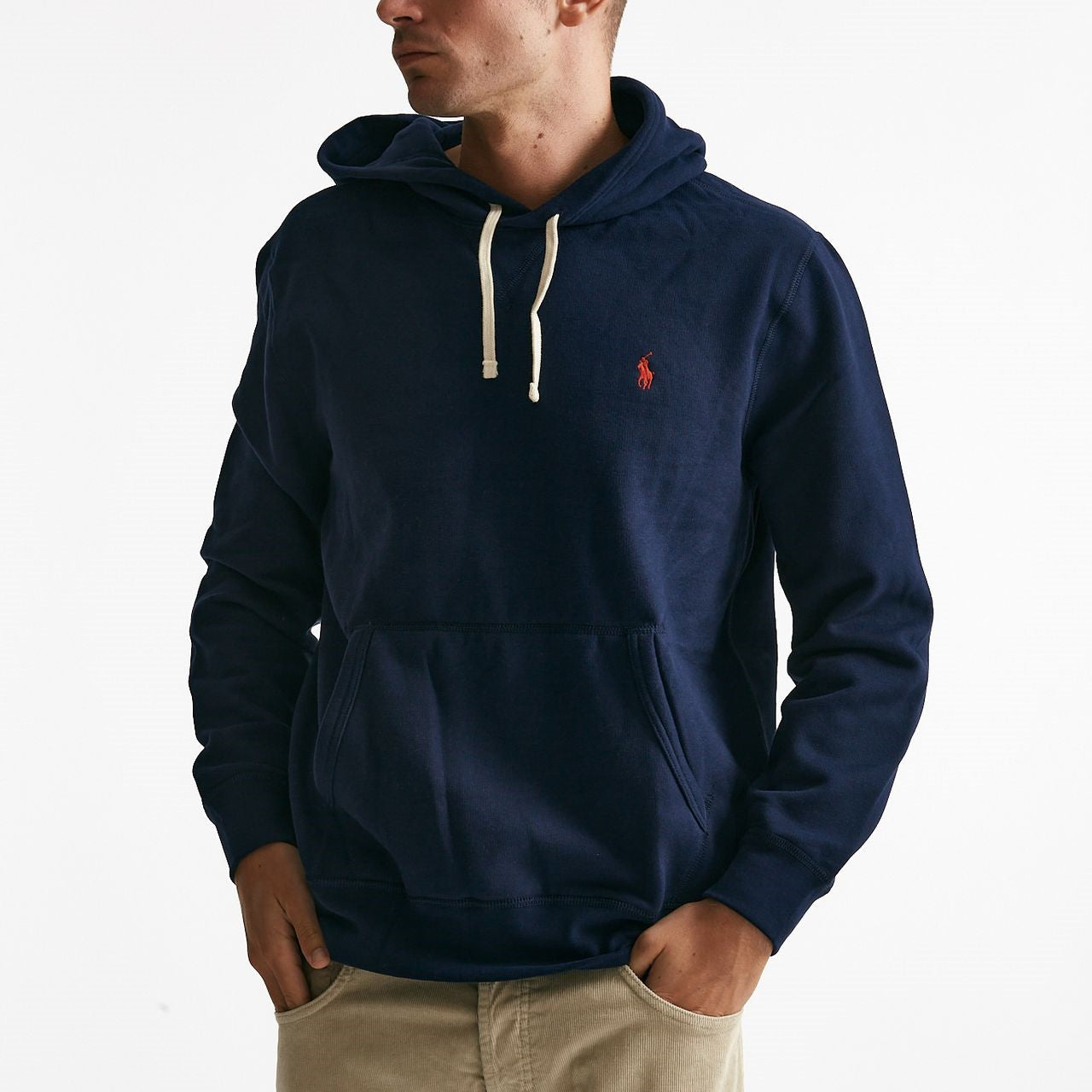 felpa con cappuccio in misto cotone blu men Polo ralph lauren - 7