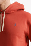 felpa con cappuccio in misto cotone rosso corallo men Polo ralph lauren - 5