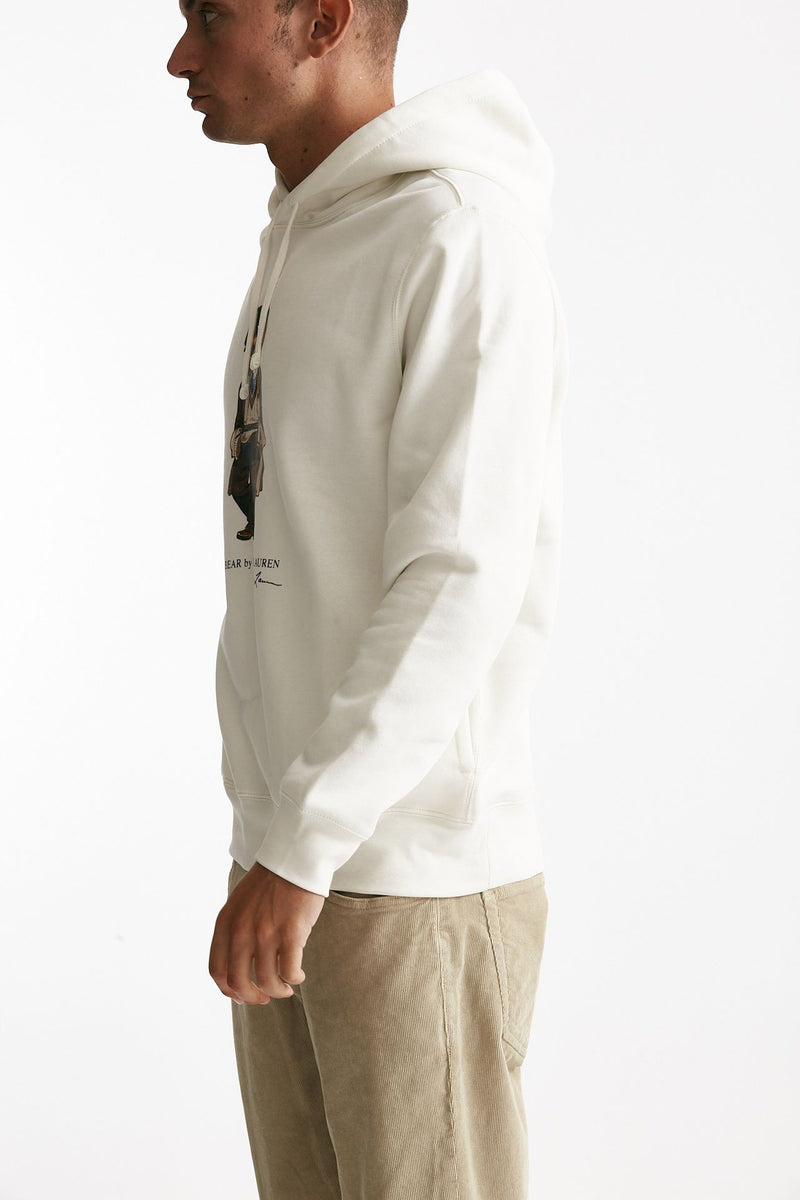 felpa con cappuccio in misto cotone bianco men Polo ralph lauren - 2
