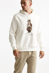 felpa con cappuccio in misto cotone bianco men Polo ralph lauren - 4