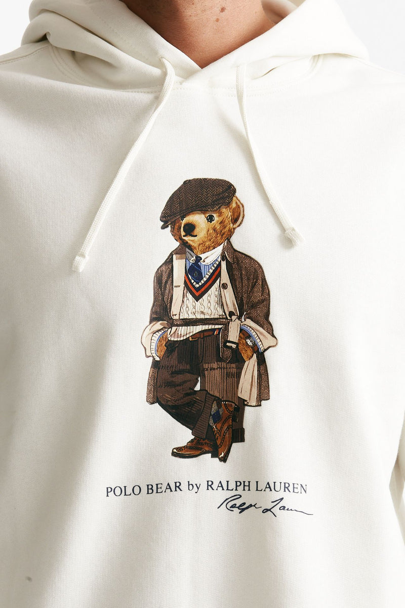 felpa con cappuccio in misto cotone bianco men Polo ralph lauren - 5