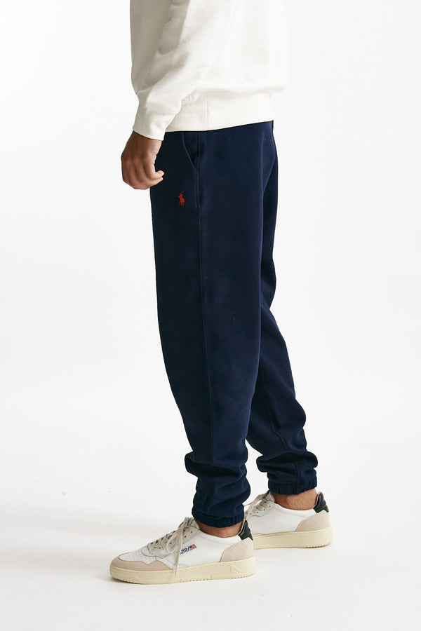 pantalone con cappuccio in misto cotone blu men Polo ralph lauren