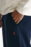 pantalone con cappuccio in misto cotone blu men Polo ralph lauren - 5