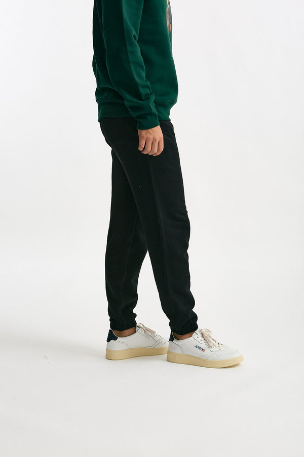 Pantalone tuta in cotone e poliestere nero men Polo ralph lauren
