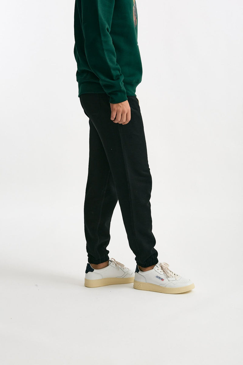 Pantalone tuta in cotone e poliestere nero men Polo ralph lauren - 2