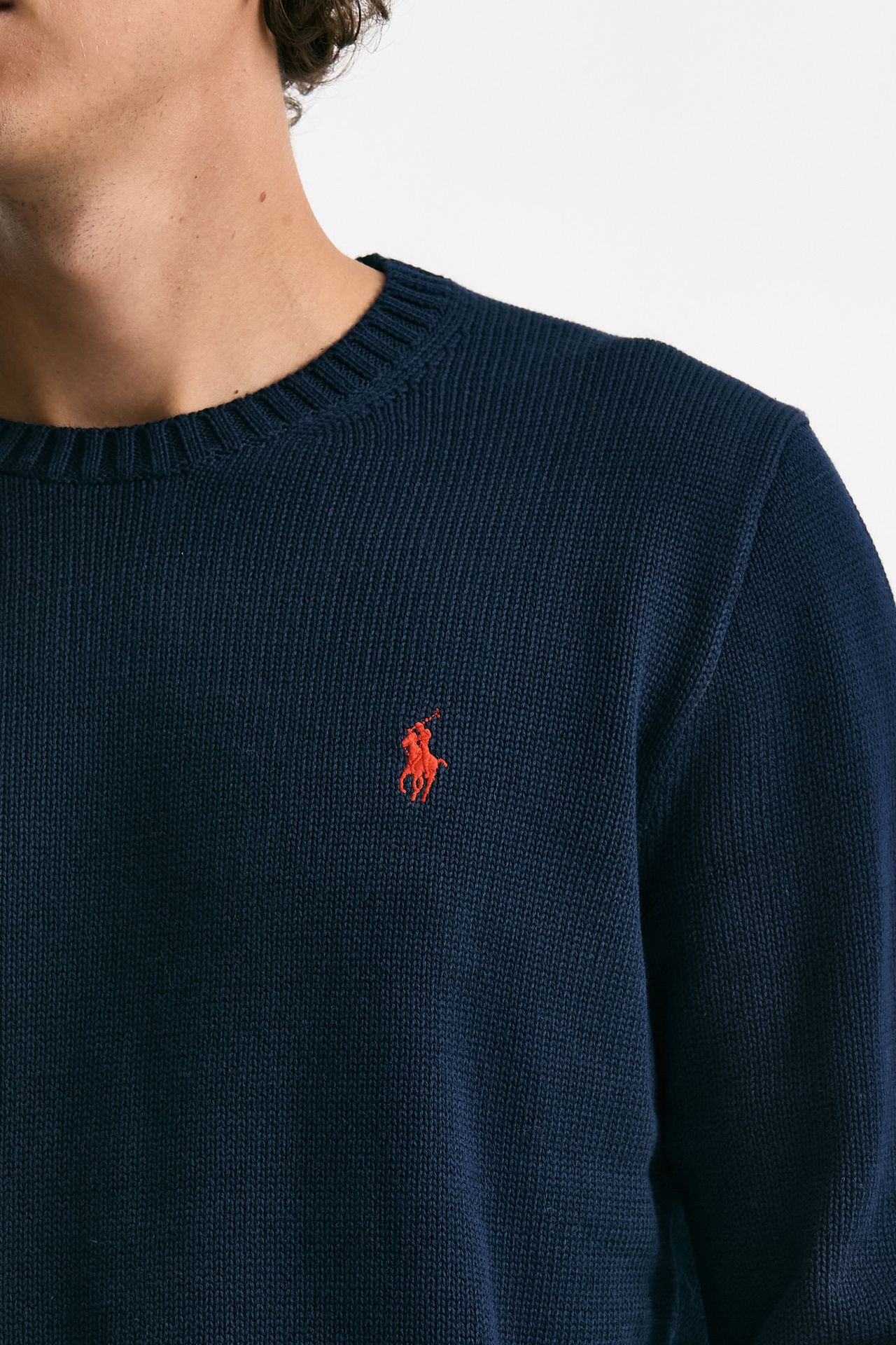 Maglia girocollo in cotone blu men Polo ralph lauren - 5