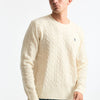 Maglia in lana a trecce lana/cashmere panna men Polo ralph lauren - 6