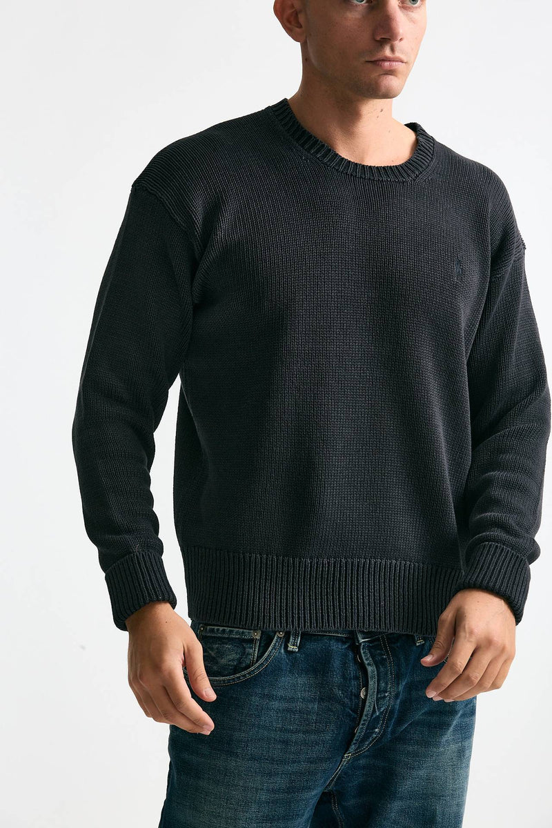 Maglia in cotone lavato grigio men Polo ralph lauren - 4
