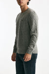 Maglia trecce in lana e cashmere grigio men Polo ralph lauren - 4