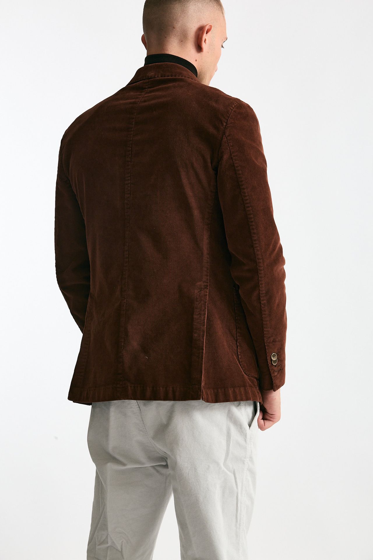 Giacca monopetto ruggine men Santaniello - 4