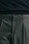 Pantalone in misto lana stretch grigio men Santaniello - 5