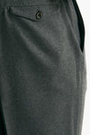 Pantalone in misto lana stretch grigio men Santaniello - 7