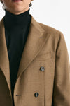 Abito doppiopetto lana e cashmere cammello men Santaniello - 6