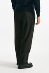 Pantalone in misto lana stretch marrone men Santaniello - 3