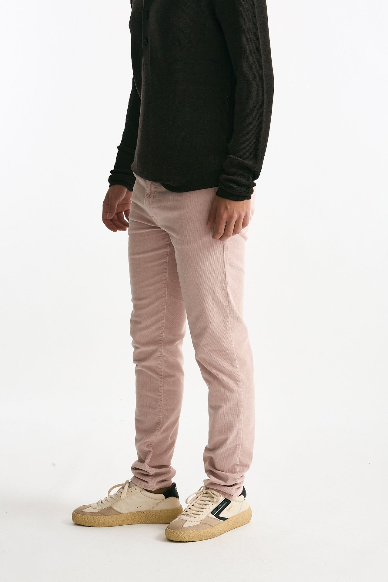 Jeans rosa velluto stretch men Siviglia - 1