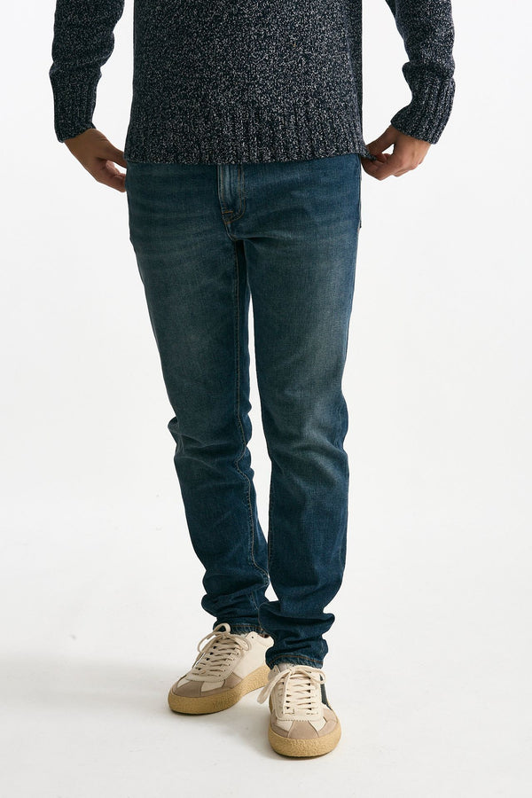 Jeans lavaggio medio stretch stone washed men Siviglia