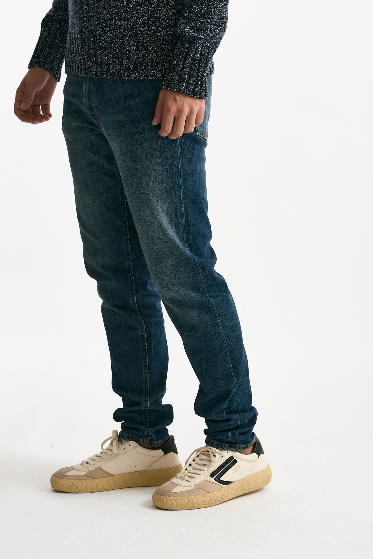 Jeans lavaggio medio stretch stone washed men Siviglia - 4