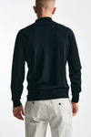 Maglia TAPTON in lana blu men John smedley - 4