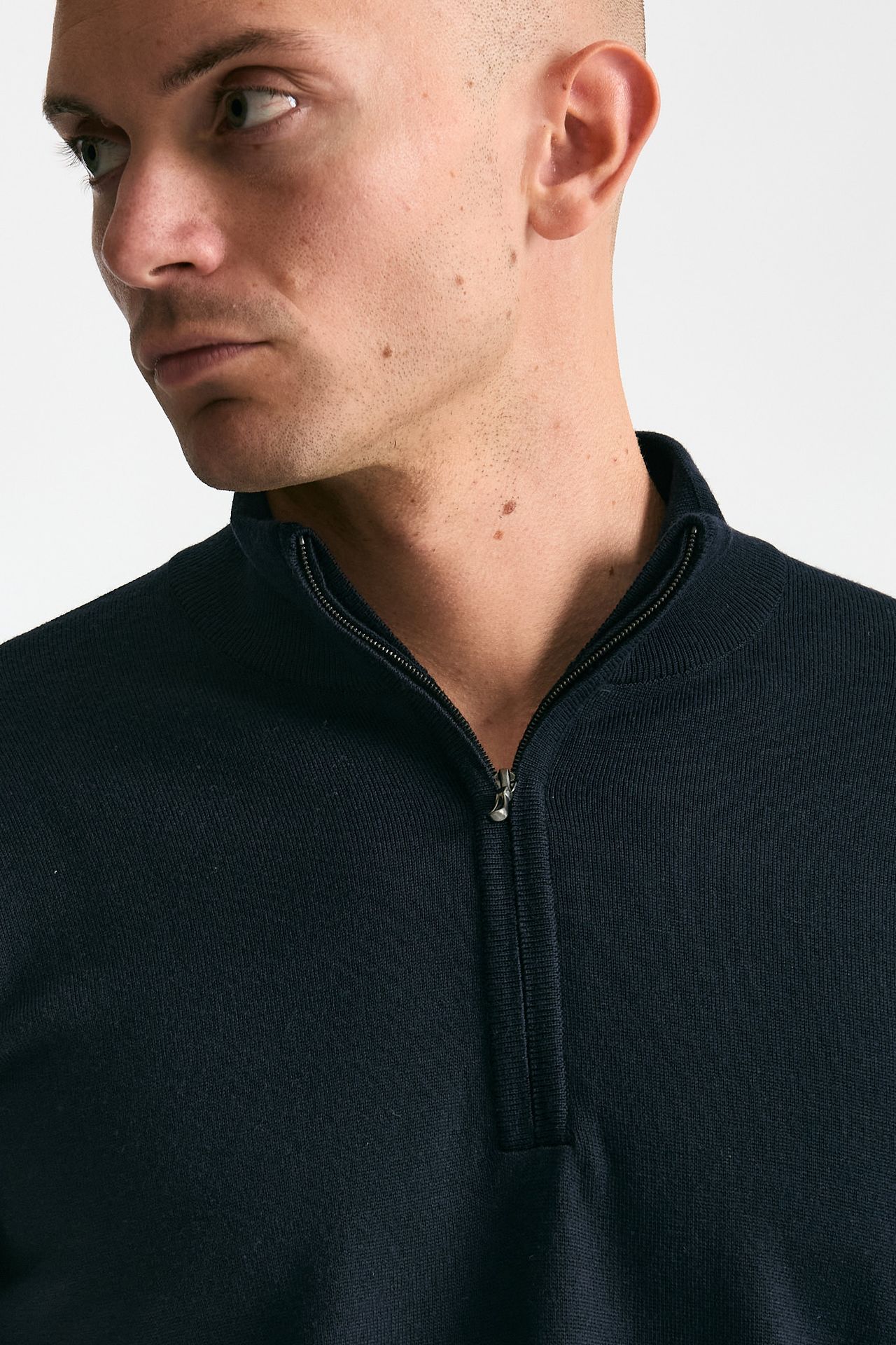 Maglia TAPTON in lana blu men John smedley - 5