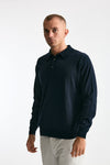 Polo KNOLL in lana blu men John smedley - 1