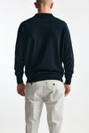 Polo KNOLL in lana blu men John smedley - 3