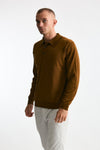 Polo KNOLL in lana ocra men John smedley - 1