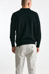 Polo KNOLL in lana nero men John smedley - 3