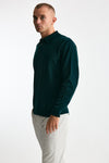Polo KNOLL in lana verde bottiglia men John smedley - 3