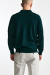 Polo KNOLL in lana verde bottiglia men John smedley - 4